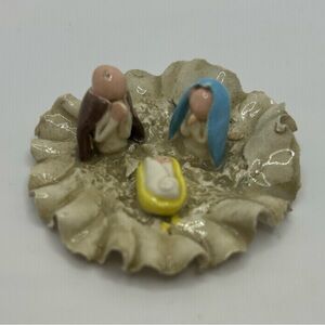 Miniature Ceramic Nativity Scene